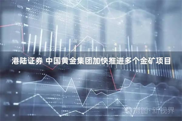 港陆证券 中国黄金集团加快推进多个金矿项目